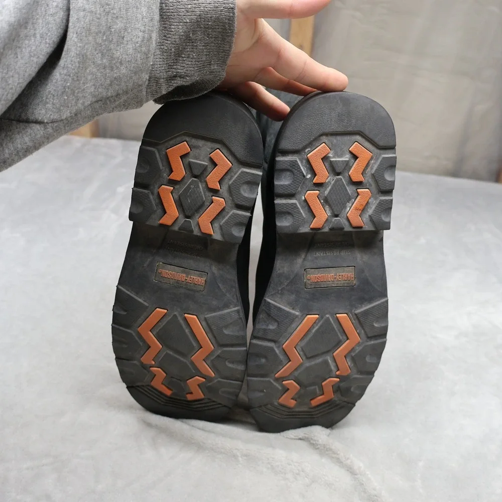 Harley Davidson Mens 8.5M Work Boots Black Altman Composite‎ Toe 10